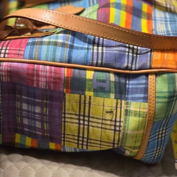 Dooney & Bourke Pinic Ants Collection Plaid Tote - Picture 7 of 10